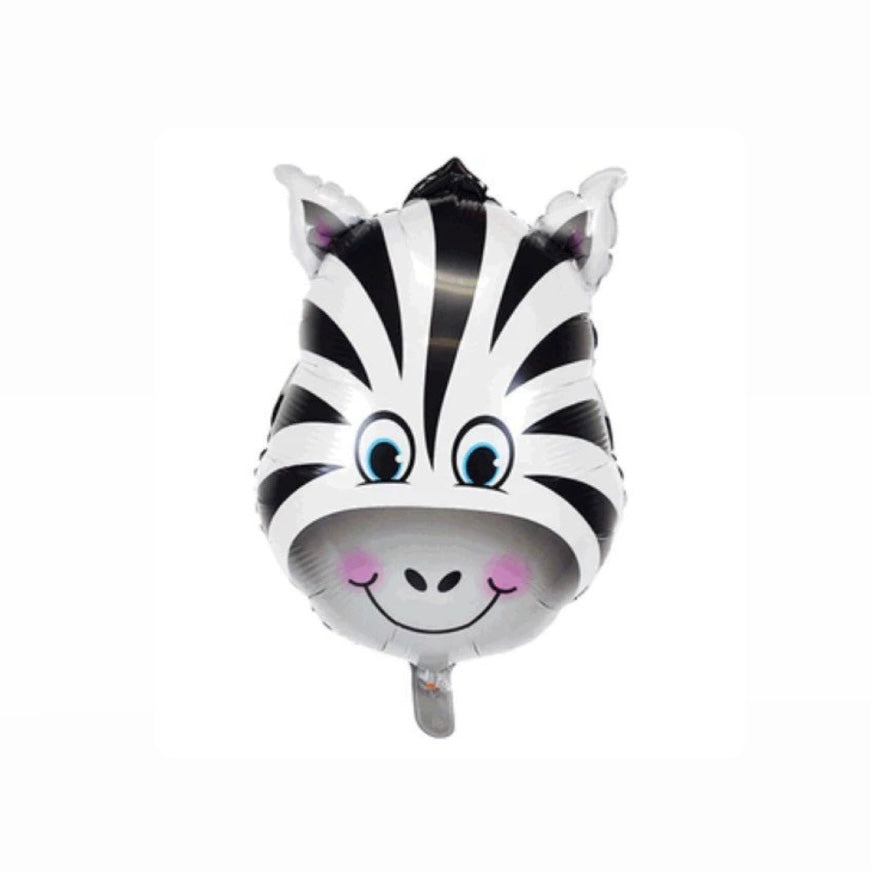 Zebra Head Balloon-9"-90
