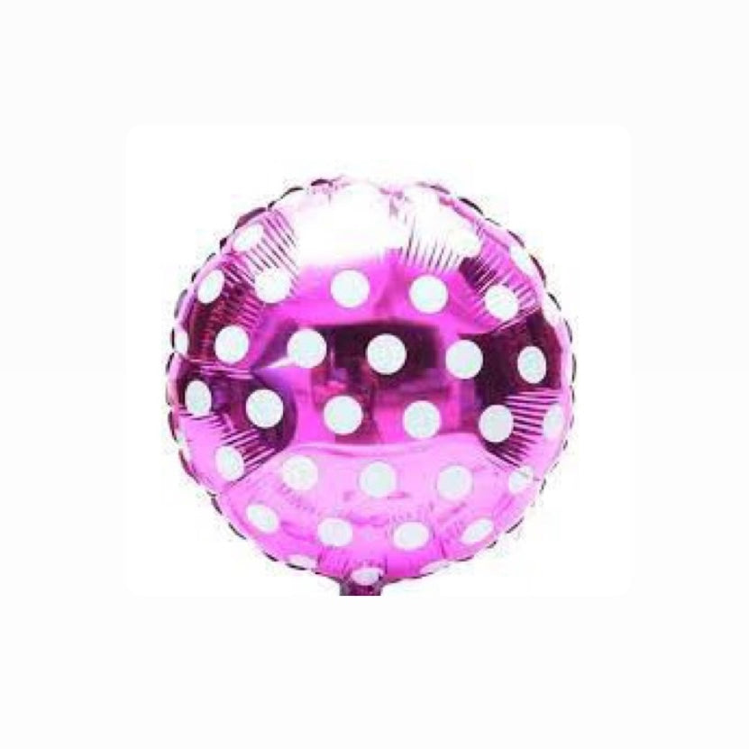 Purple Dots Balloon 18"
