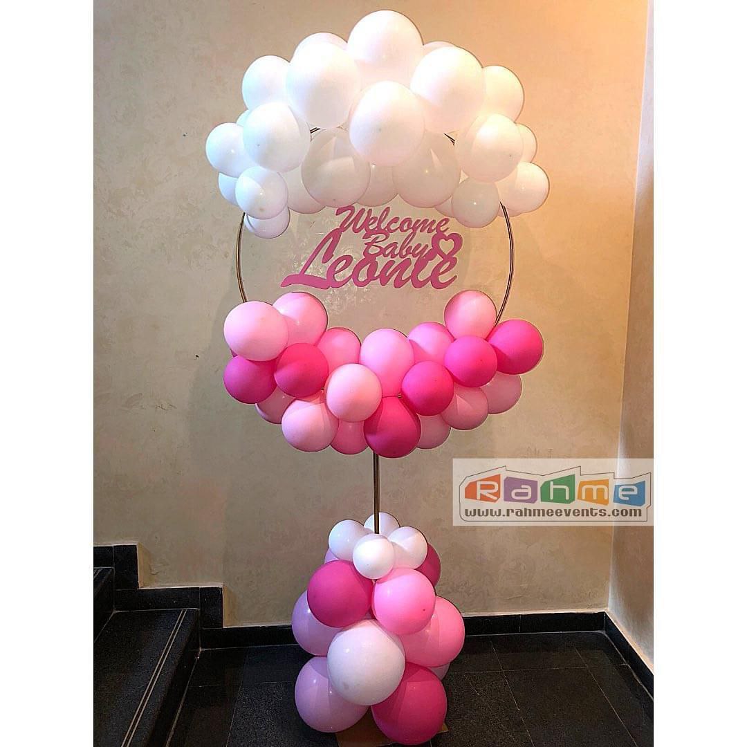 New Baby girl arrangement 14