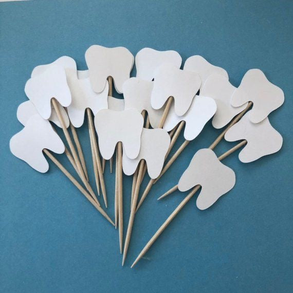 First Tooth Cupcake Topper