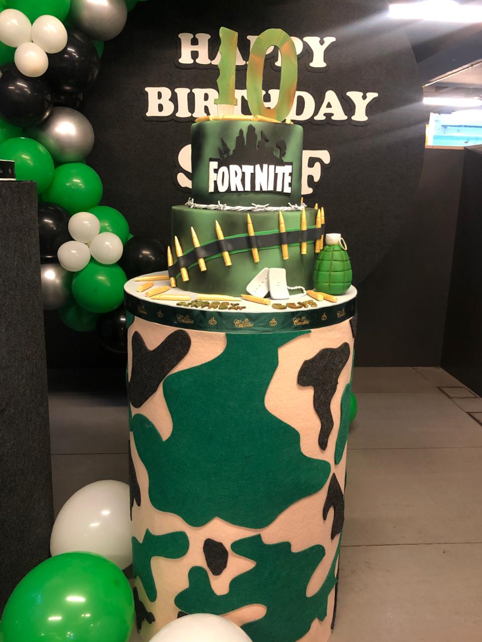 Free Fire Birthday Backdrop