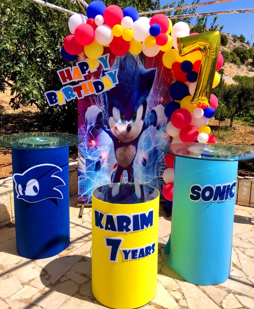 SONIC Birthday Decorations