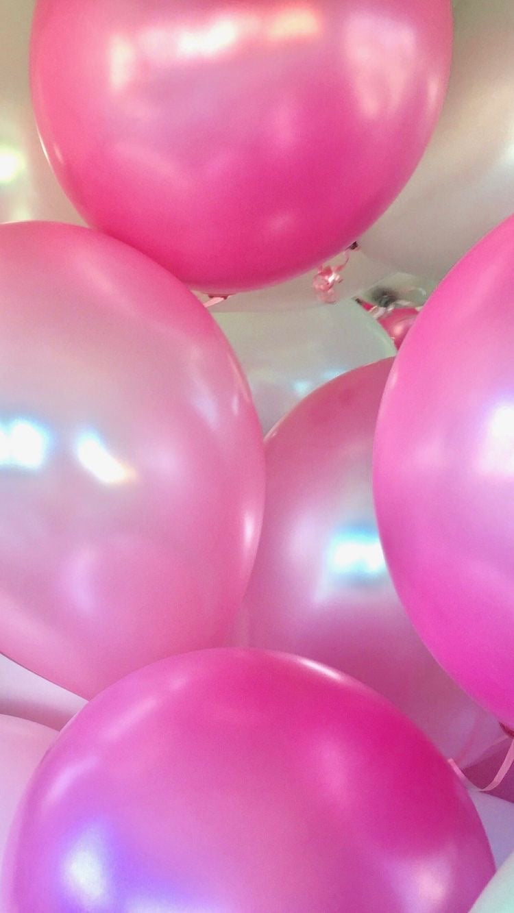 Shiny Pearl Fuchsia Balloon