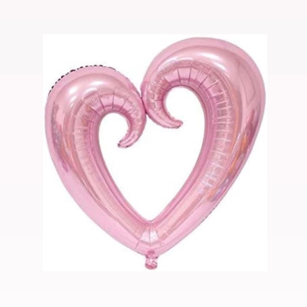 Pink Heart Shape Foil Balloon 36β - 19