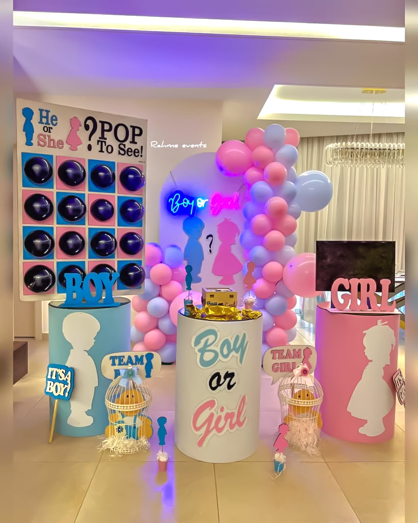 Gender Party Decoration Set 8