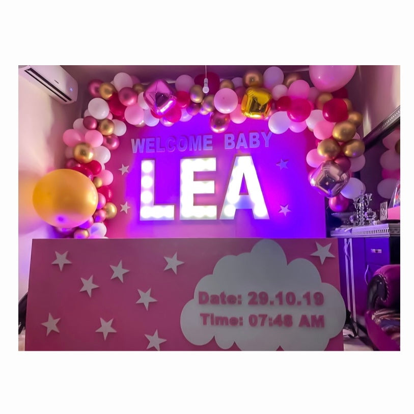 Decoration new baby girl