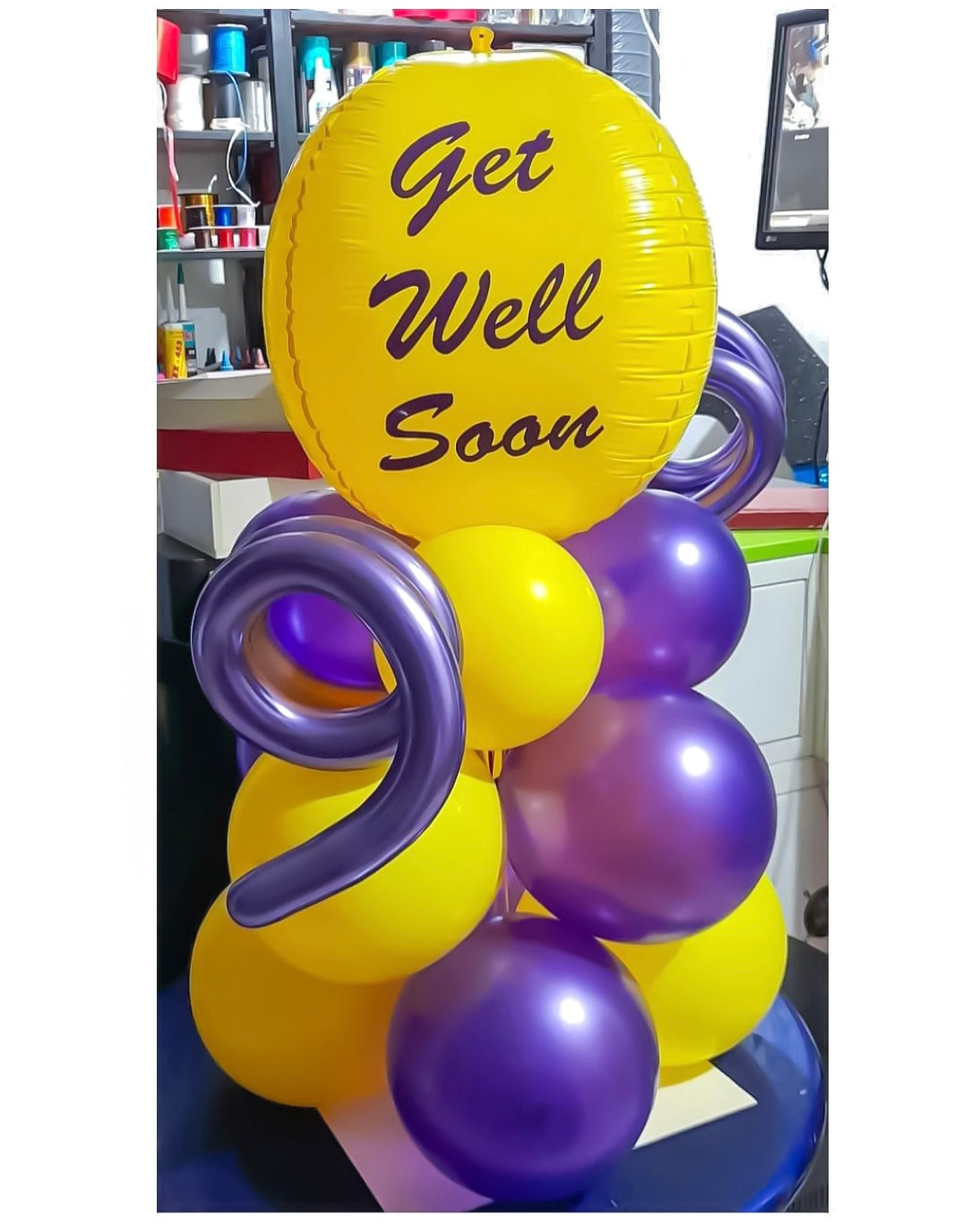 Get well Soon Stand Balloon