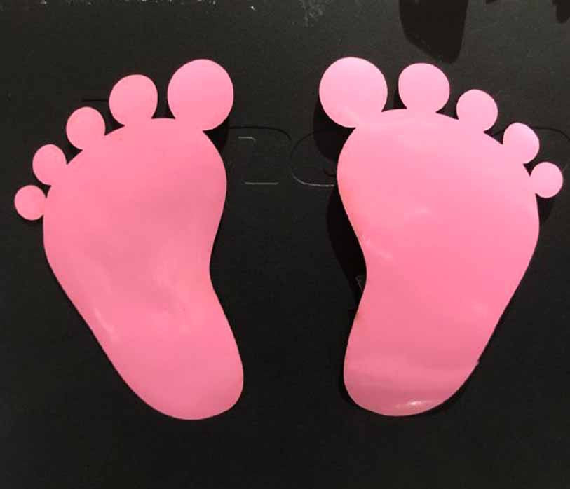 Adhesive pink steps - 137