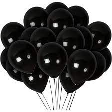 Helium Black Metallic Balloon