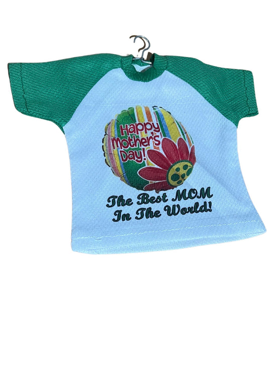 Small T.shirt Happy Mothers Day Green -H1