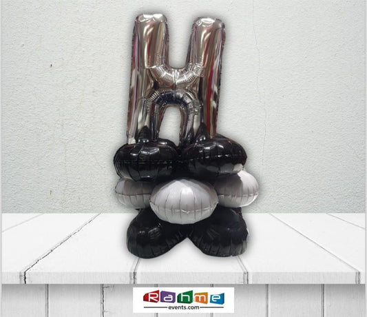 Letter H Balloons Arrangement