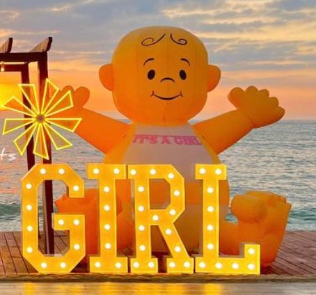 Inflatable Baby Girl 3 Meters-For Rent