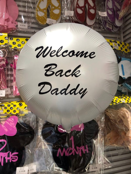 Welcome Back Customized print