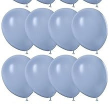 12'' latex  Dusty Blue balloon -DB-1