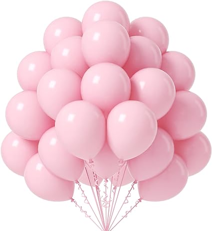 12''  Latex  Pink Helium  Balloon N247P-H
