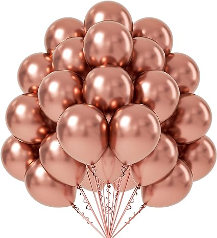 12''Latex  Rose Gold Helium  Balloon N248RGC-H