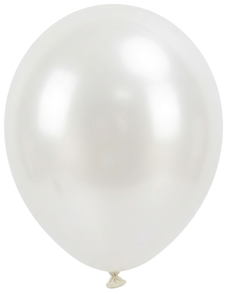 P21-5”- White-1G Chrome Balloons (5) مطلوب