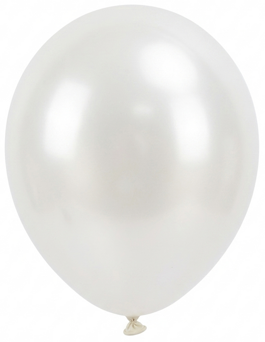 P21-5”- White-1G Chrome Balloons (5) مطلوب