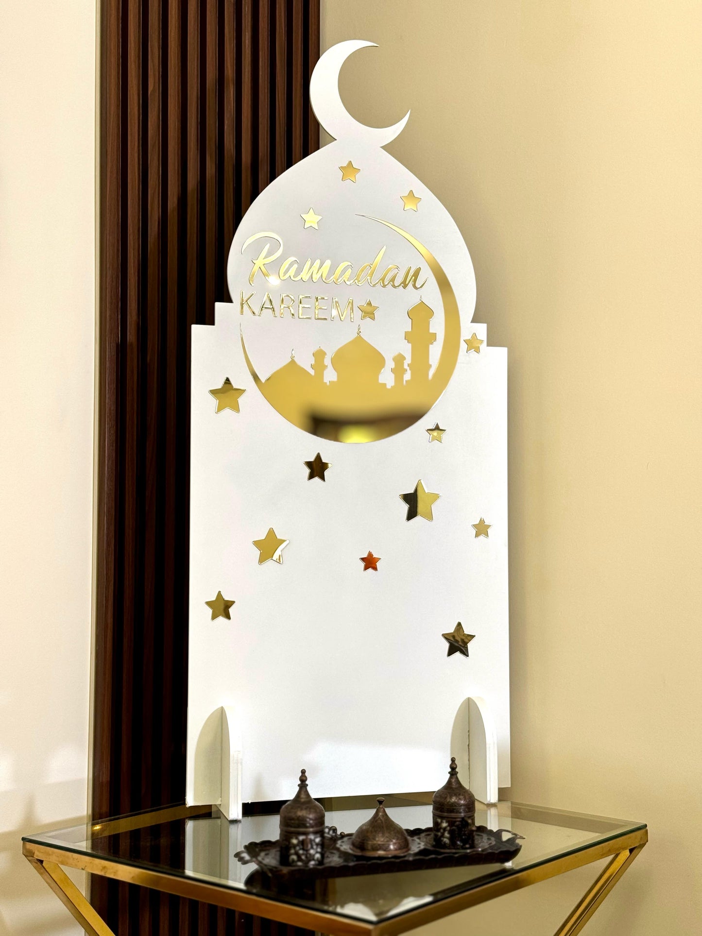 Wood and plexi -Ramadan Decorations - RK125