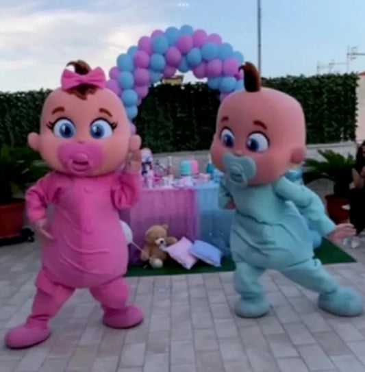 Gender Reveal Girl and Boy Costume