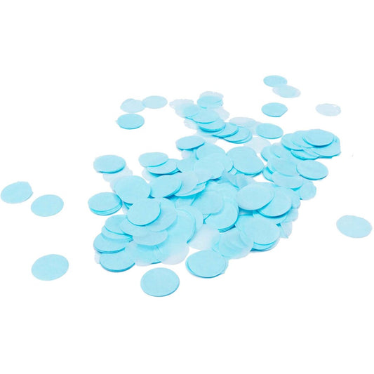 Blue Round Confetti -