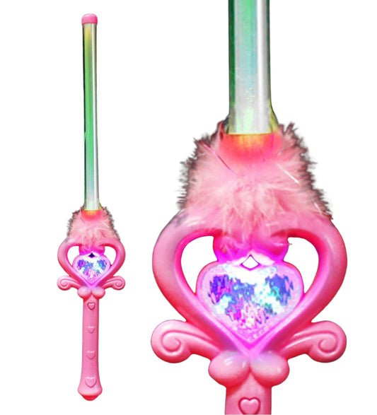 LED fairy heart wand AH1209-108