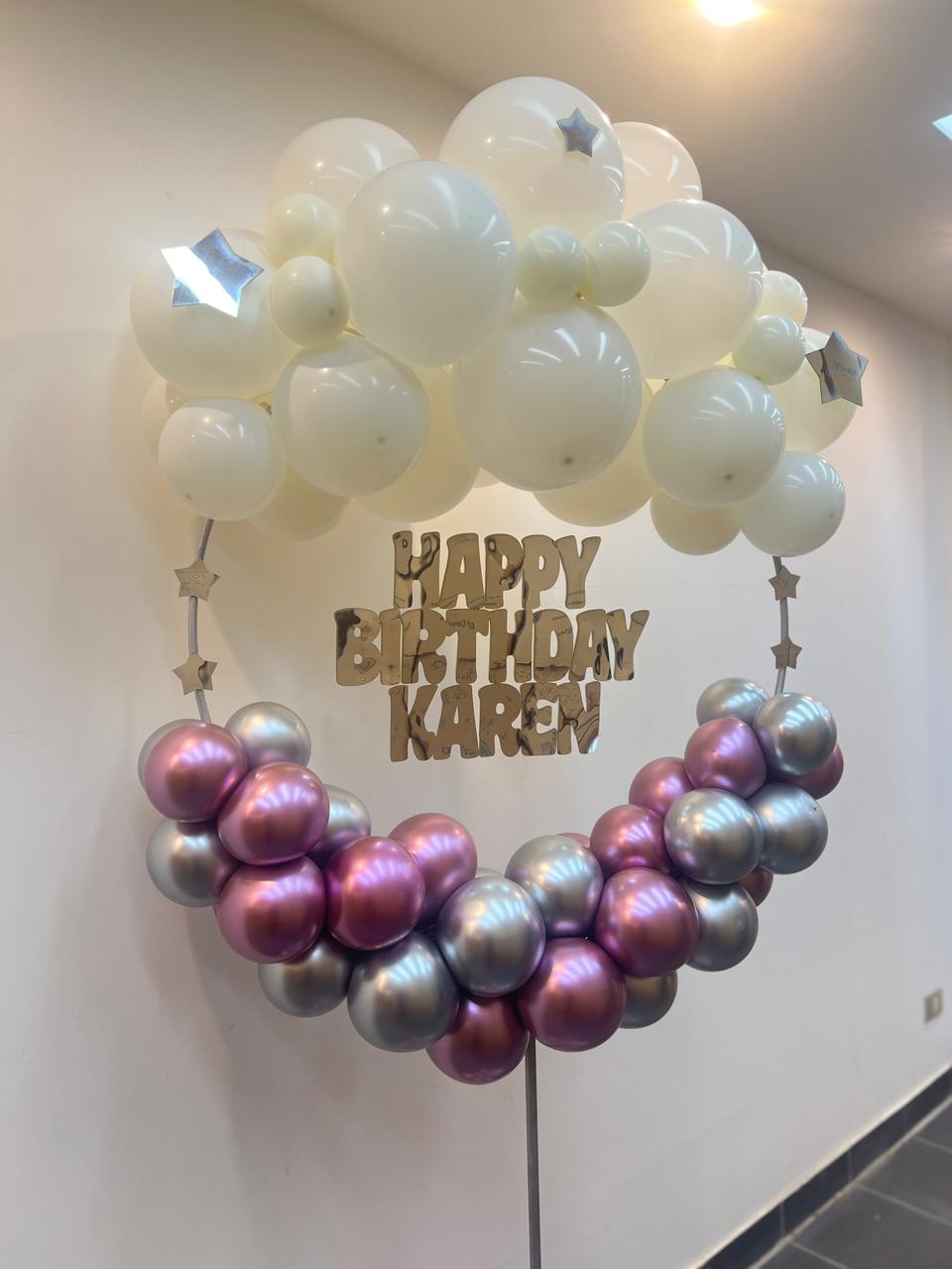 Happy Birthday Circle Balloon BR0623