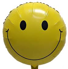 18'' happy face foil balloon