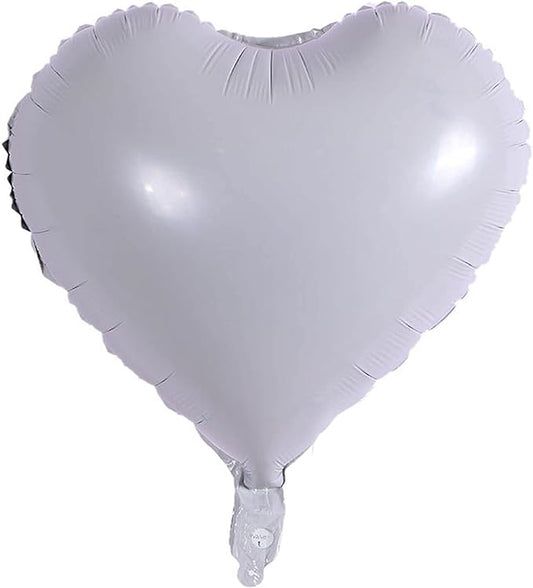 Heart Shape Balloon-White 18"- 17