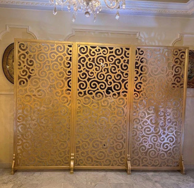 Backdrop 90CM x 220cm - 4 Pisces Gold (1 set)