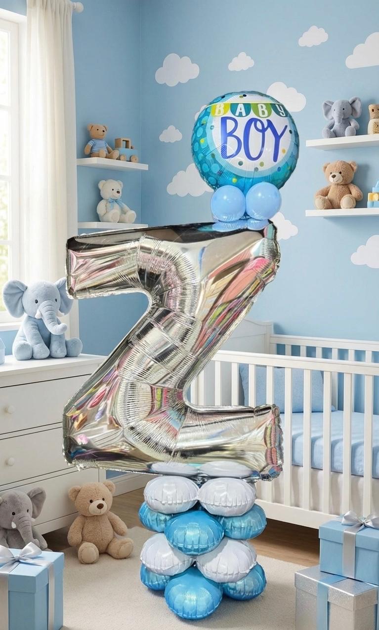 Baby Boy Arrangement 12/B32
