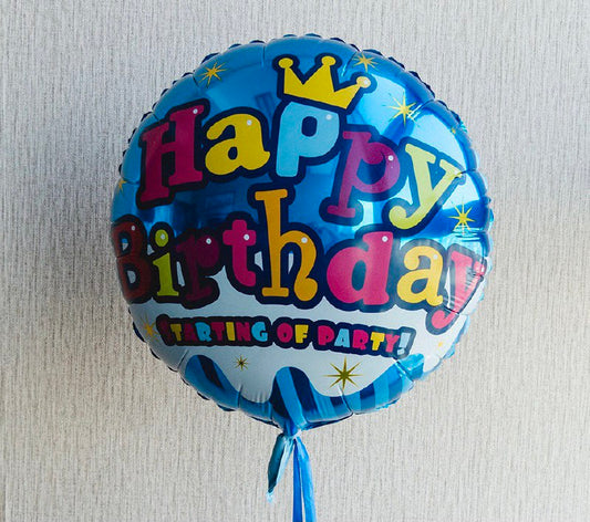 Birthday Balloons Blue Color -18"-P1-10