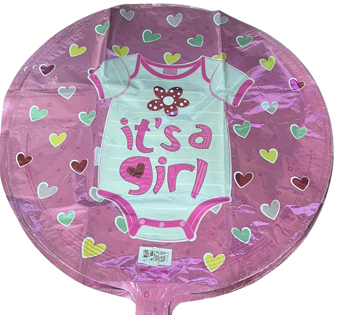 Baby Girl Balloon - 18” - T.Shirt