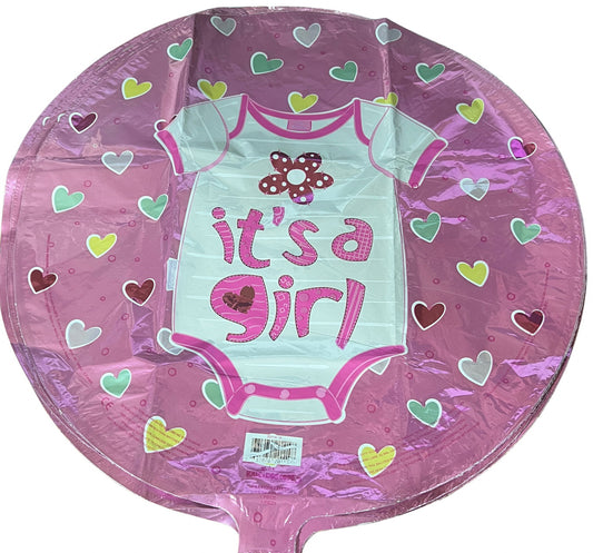 Baby Girl Balloon - 18” - T.Shirt