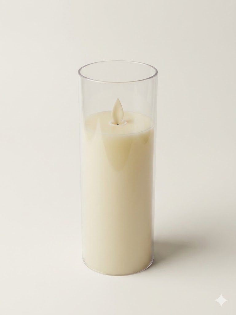 N424 - Electronic candle LBC7822  7.8X22CM(96)