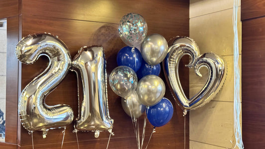 Helium Birthday Arrangement- 054
