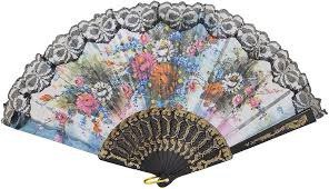 Hand Fan Black-103