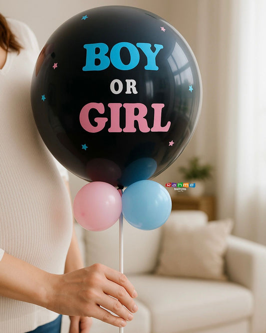 Gender Reveal Pop Balloon Boy or Girl (24'')