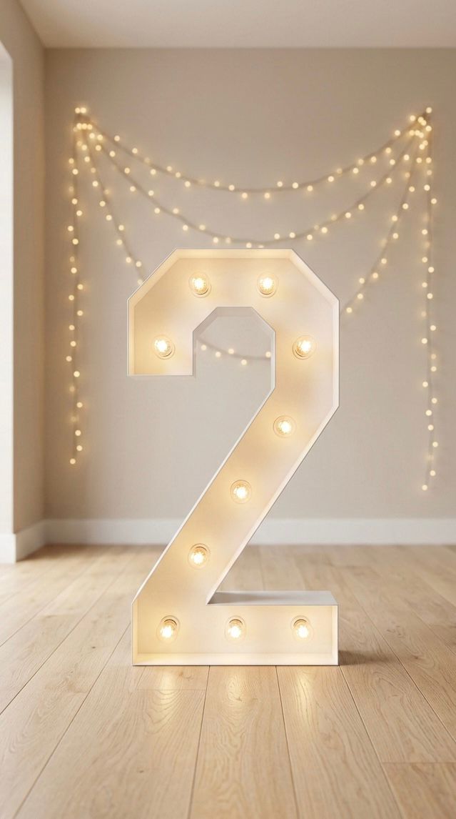 N255-1 Number 2 Light Up-2- مطلوب