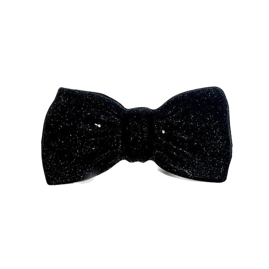 Black Plastic Bow-tie N146B-B