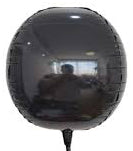 Black 4D Foil Balloon-24"-26