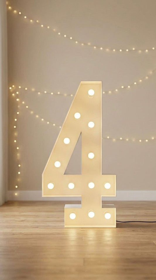 N255 -1 Number 4 Light Up - (1)