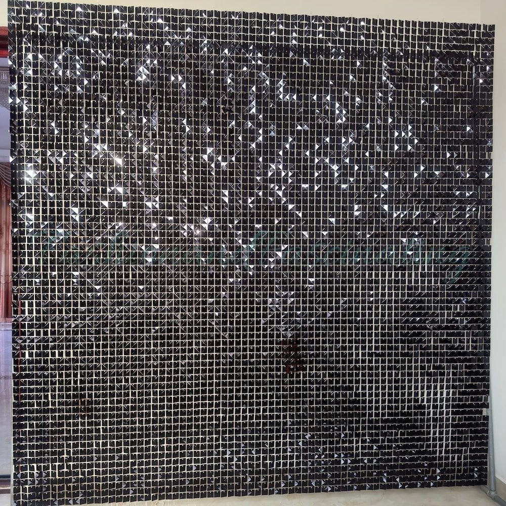 N256-119 Black Acrylic Square Wind Board (100)