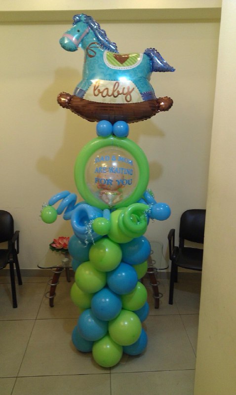 Baby boy arrangement 55