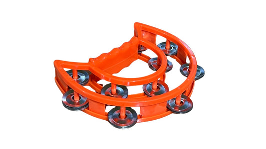 Small Orange Tambourine N77-163