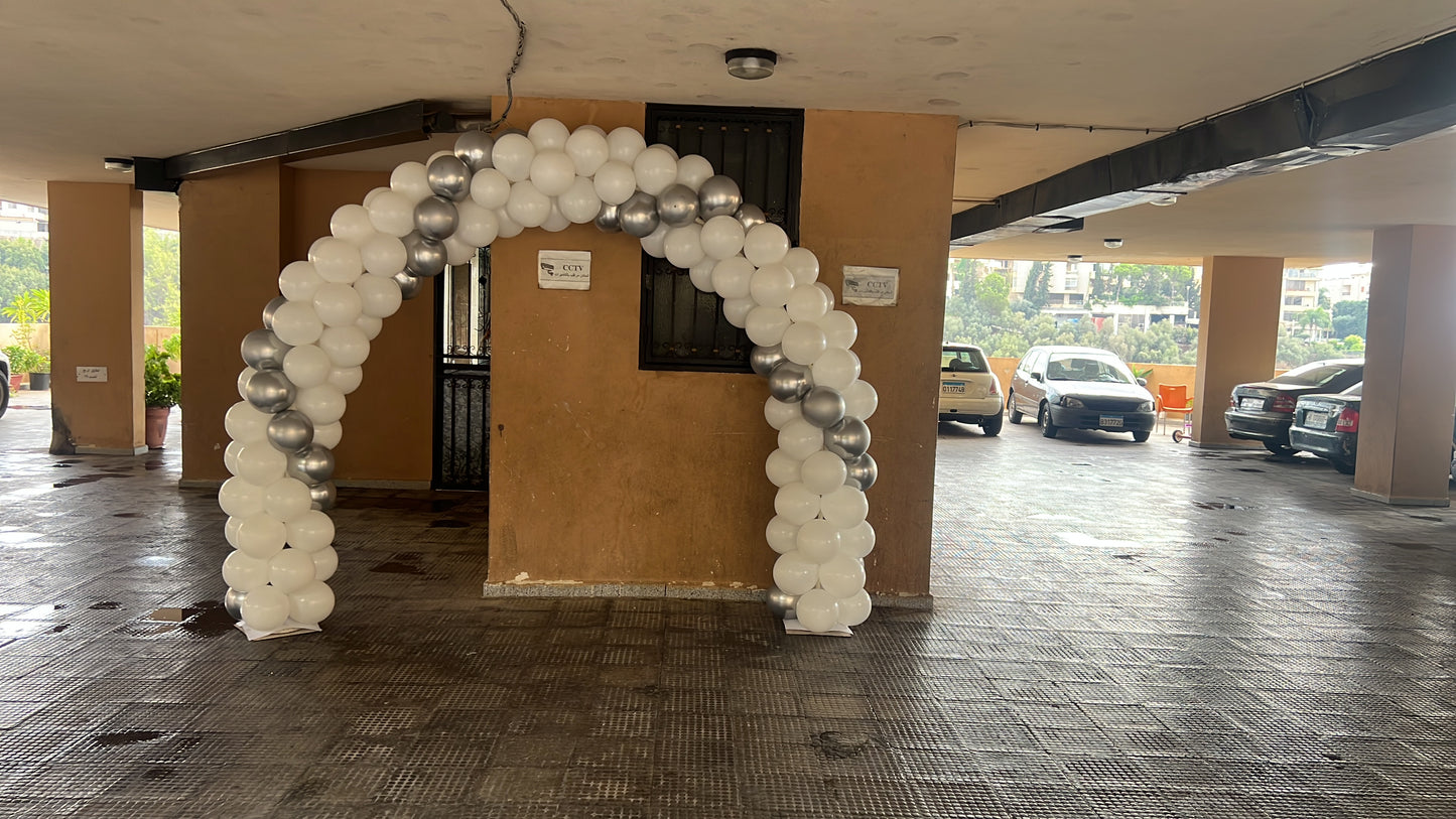 Arch Balloons entrance