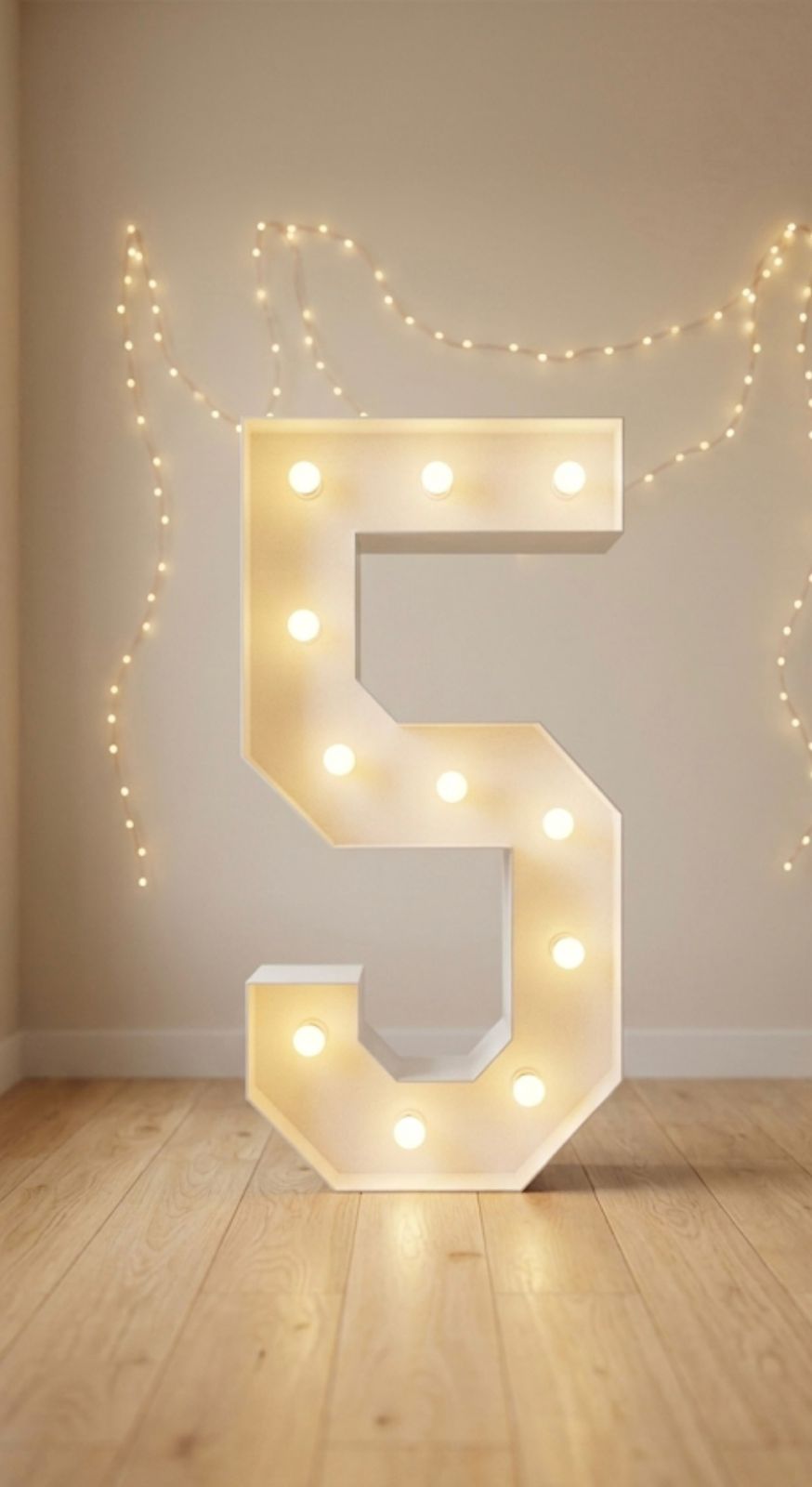 N255 -1 Number 5 Light Up -(1)