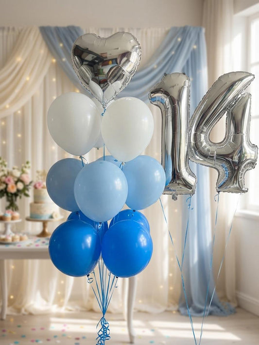 Birthday 14 Helium Arrangement 7/18