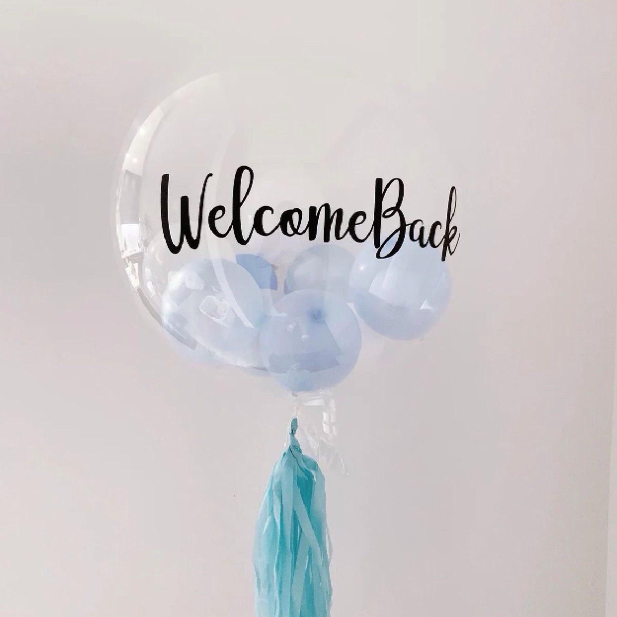 36 inch Welcome Back BOB  Helium Balloon Customized Print