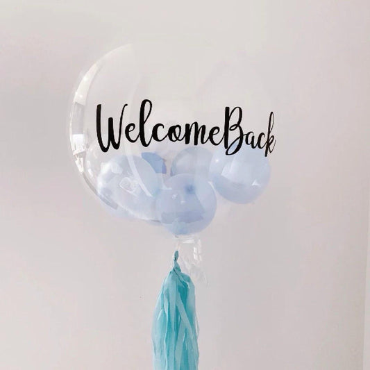 36 inch Welcome Back BOB  Helium Balloon Customized Print